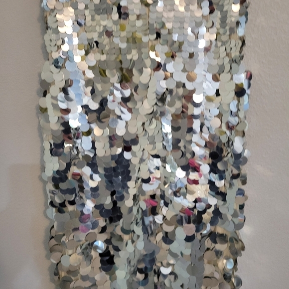 Mac Duggal Silver Sequin Maxi Dress - Picture 10 of 15